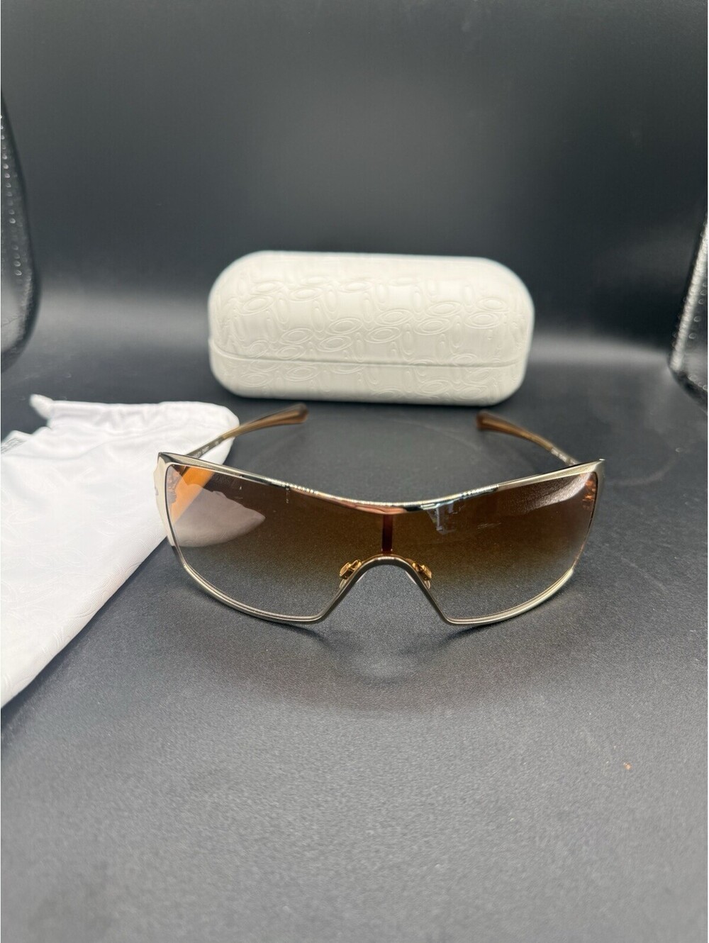 Oakley Dart Polished Gold/Brown Clear Gradient Lenses 05-663